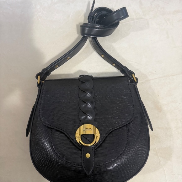 Isabel Marant Altay small black python effect bag - Picture 6 of 6